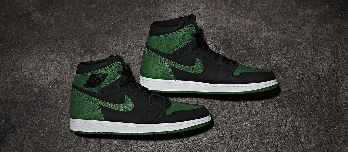 シューズ(男性用) Air Jordan 1 Retro High OG Pine Green Jordan Air Jordan 1 Retro High OG 