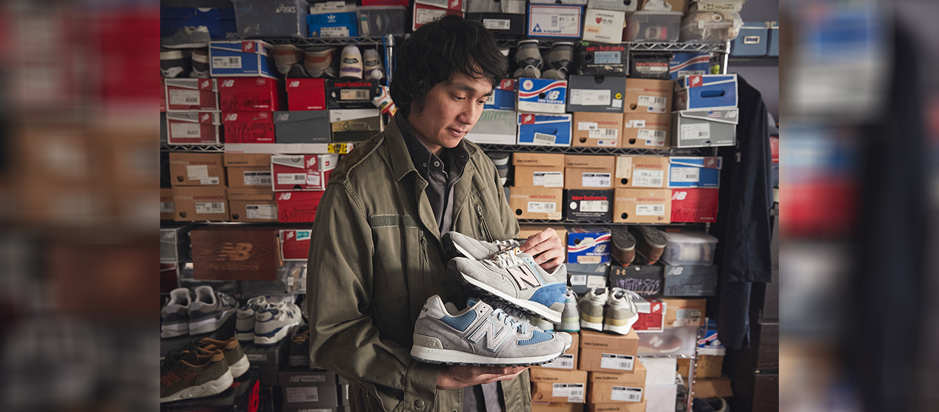 Richie Roxas with New Balance Shoes